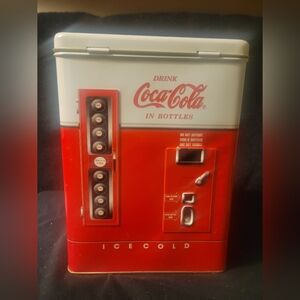 Coca Cola Vending Machine tin can
